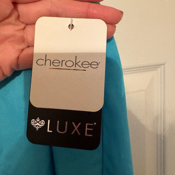 Turquoise Drawstring Pants - Picture 3 of 3